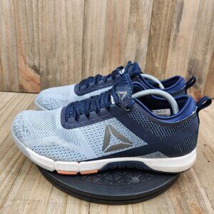 Reebok Navy and Gray Athletic Shoes